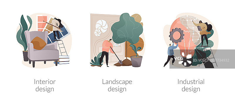 设计工作室抽象概念图片素材