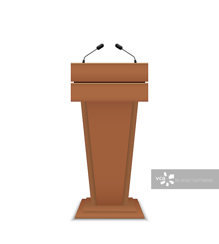 用于辩论的讲台，会议木制讲台图片素材