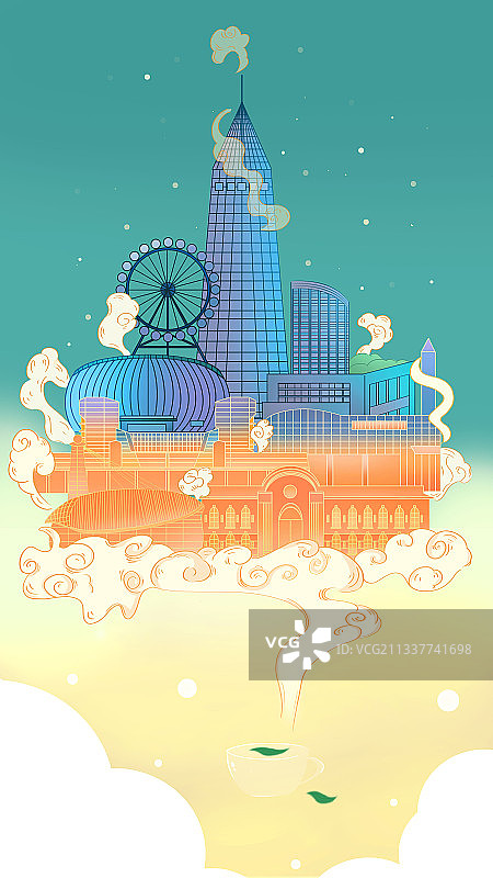 城市海报图片素材