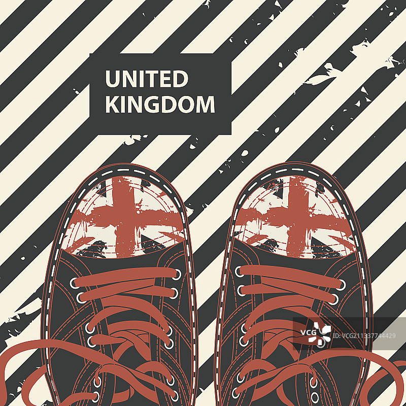黑色运动鞋和字母UK banner图片素材