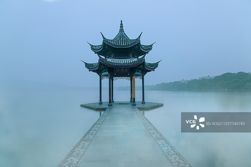 集贤亭杭州图片素材