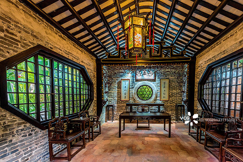 中国广东佛山梁园日盛书屋图片素材