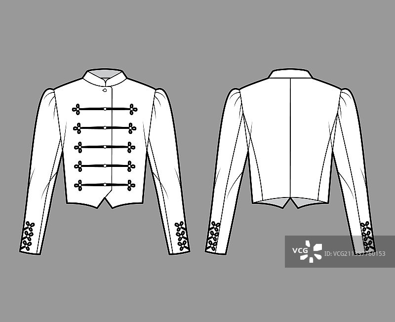 仪仗队夹克技术时尚图片素材