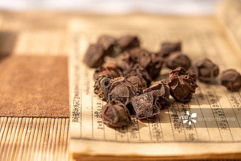 中草药乌梅图片素材