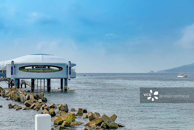 中国的马尔代夫－海南三亚蜈支洲岛美丽风光图片素材