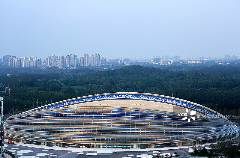 国家速滑馆冰丝带图片素材