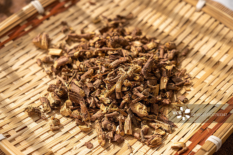 中草药麻黄根图片素材