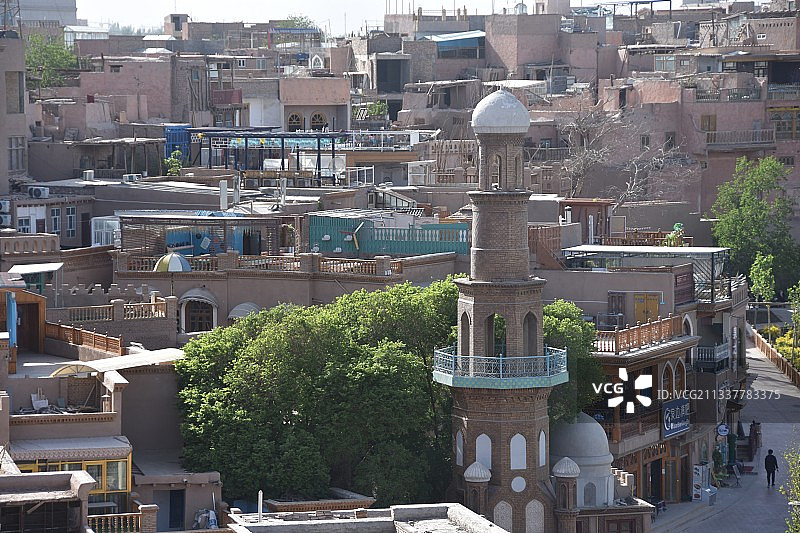 新疆喀什古城景区图片素材