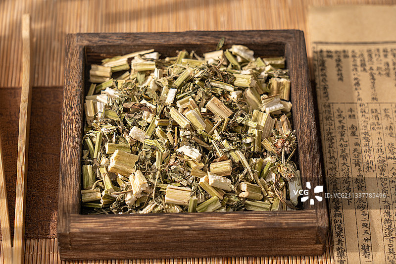 中草药益母草图片素材