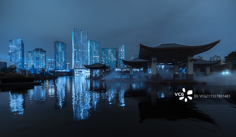 千灯湖图片素材