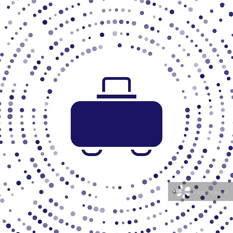 蓝色武器收纳运输箱图片素材