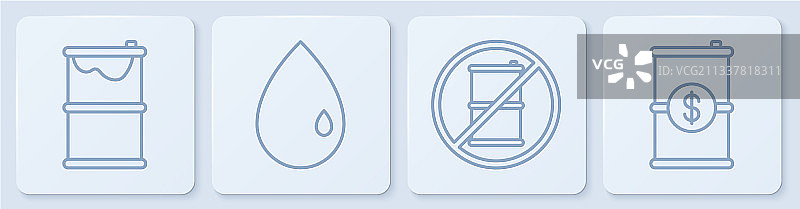 漏油桶、无汽油桶图片素材