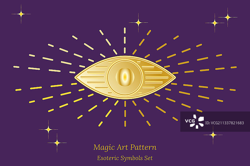 神秘符号开启第三只眼灵魂图片素材