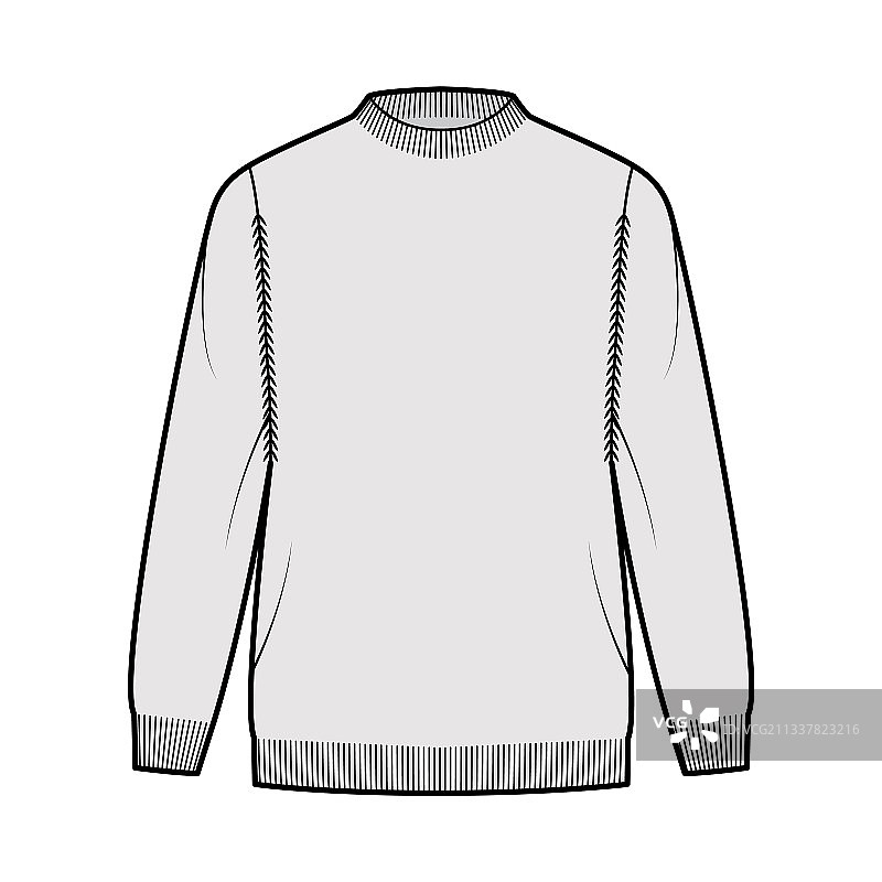 渔夫毛衣技术时尚图片素材