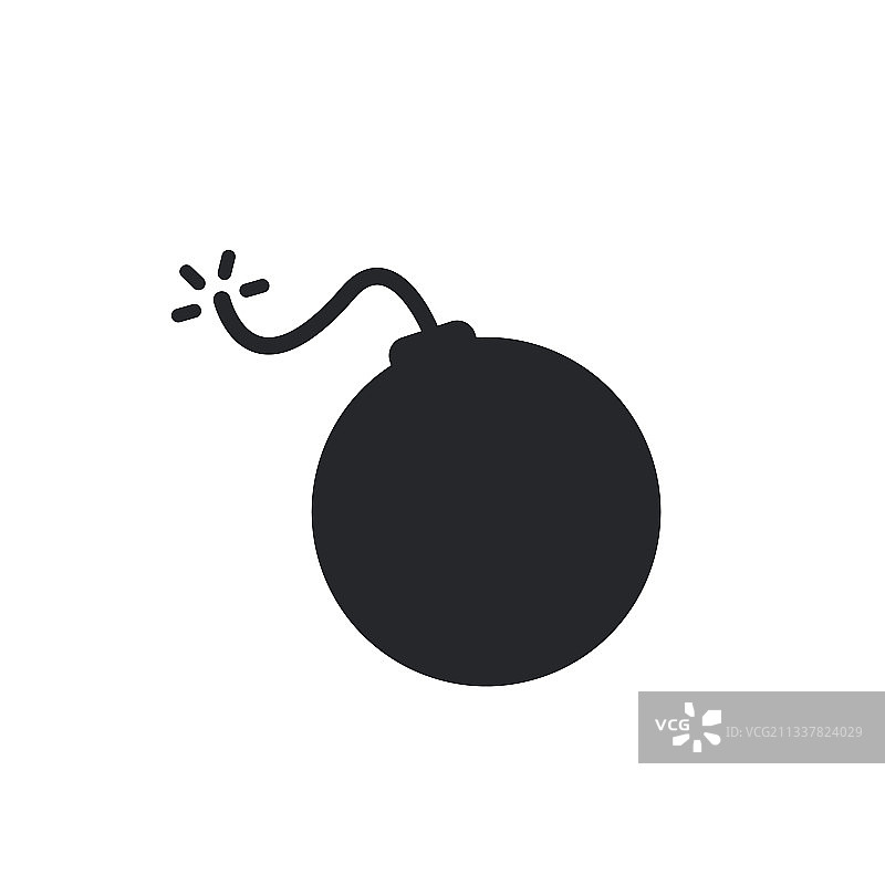 卡通炸弹图标图片素材