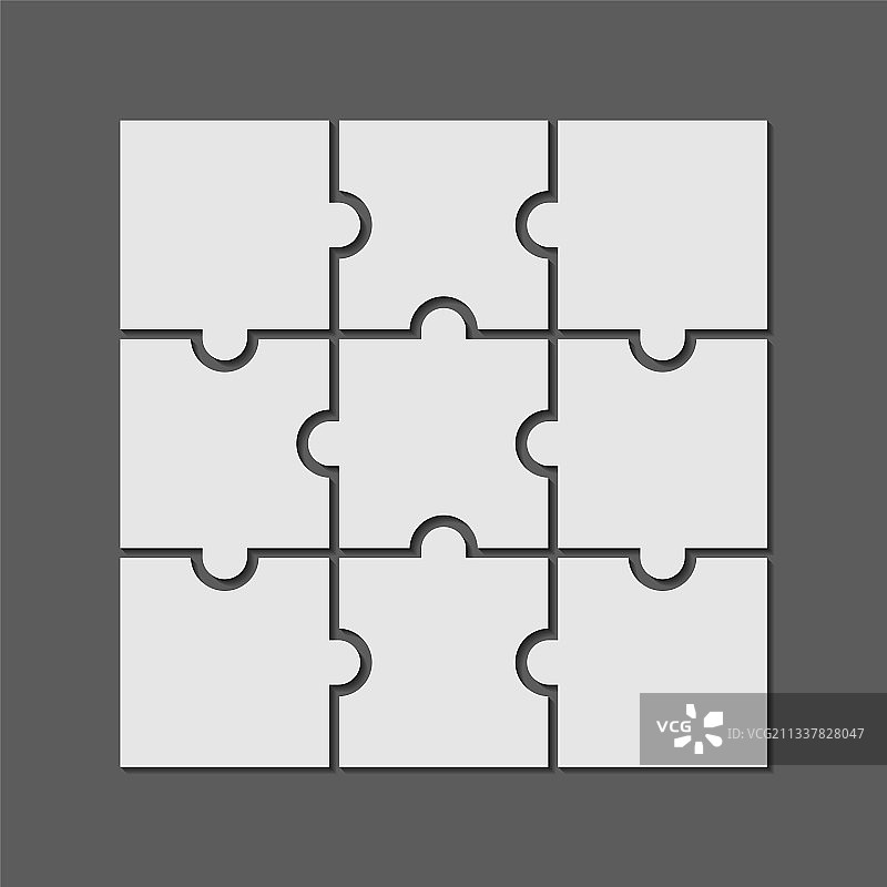 9块拼图概念背景图片素材