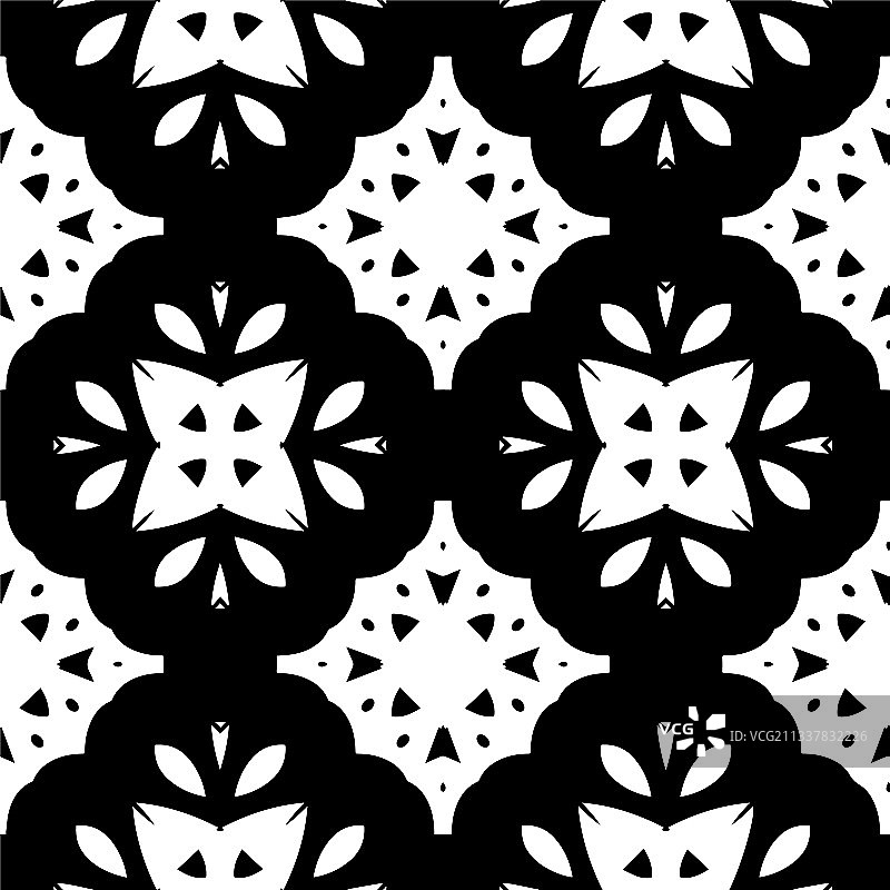 带有三角形元素的几何图案图片素材