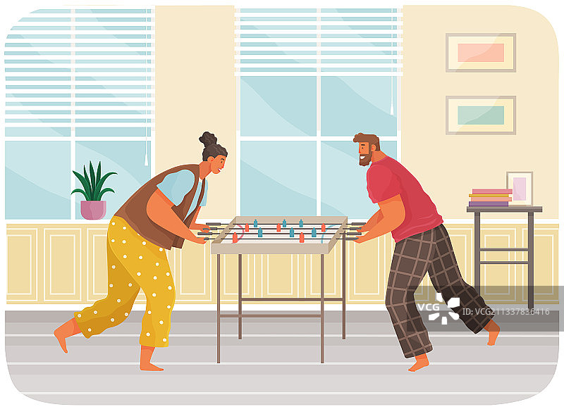 快乐的情侣玩棋盘游戏图片素材