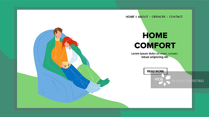 居家舒适休闲的家庭时光图片素材