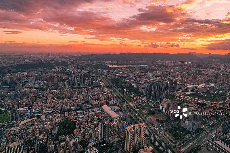 虎门镇航拍景观图片素材