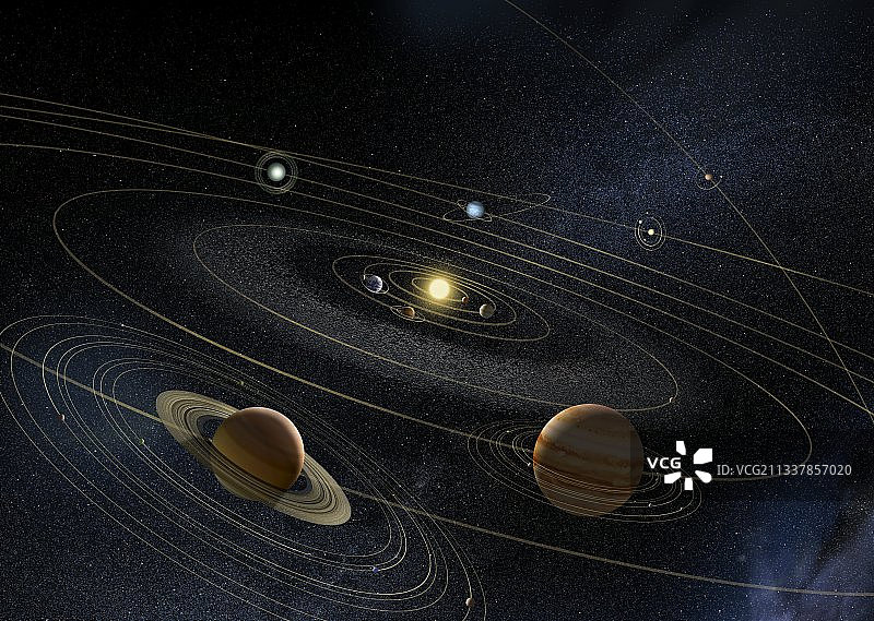 太阳系艺术作品图片素材