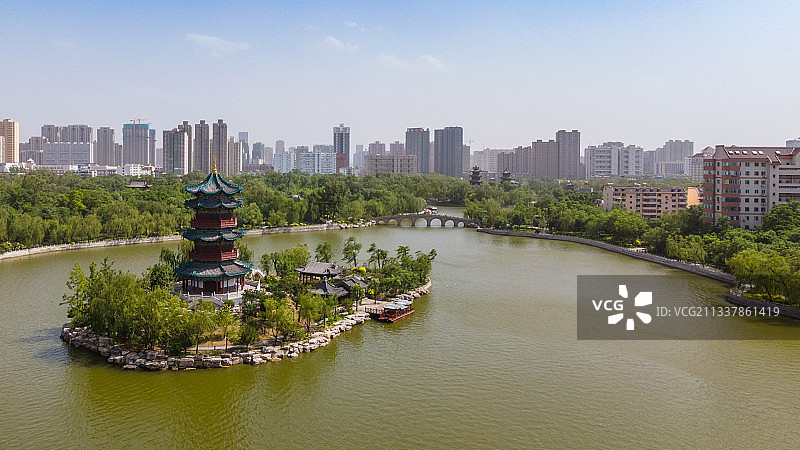 太原迎泽公园图片素材