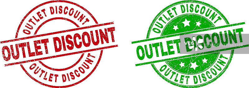 橡胶表面折扣圆形徽章图片素材