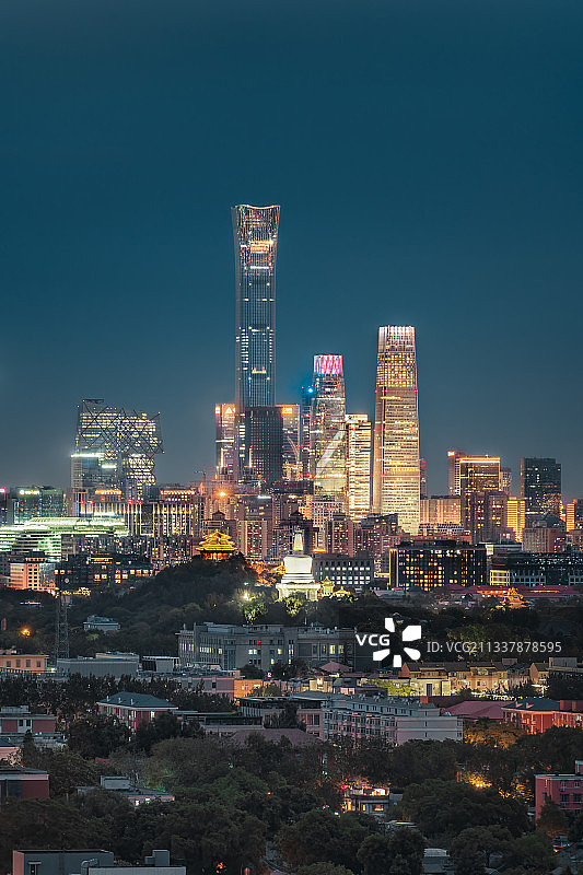 北京城市风光古今对比图片素材