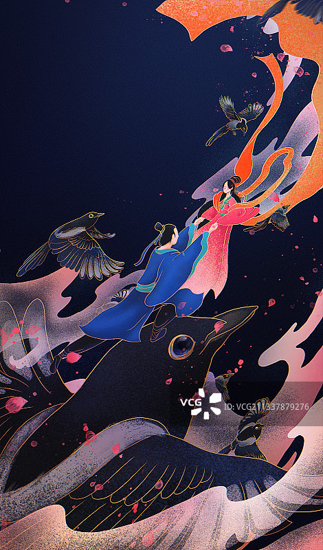 牛郎织女图片素材