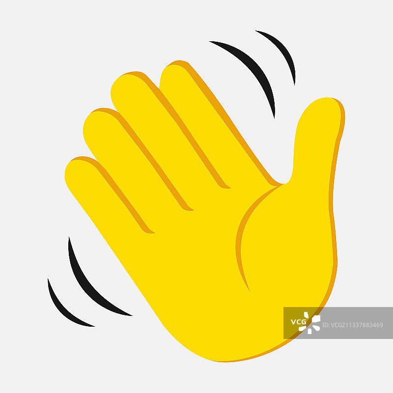 Clubhouse社交网络邀请手势图标图片素材