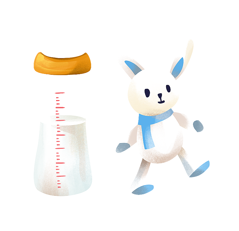 奶瓶和玩具图片素材