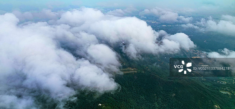 泉州晋江紫帽山云海图片素材