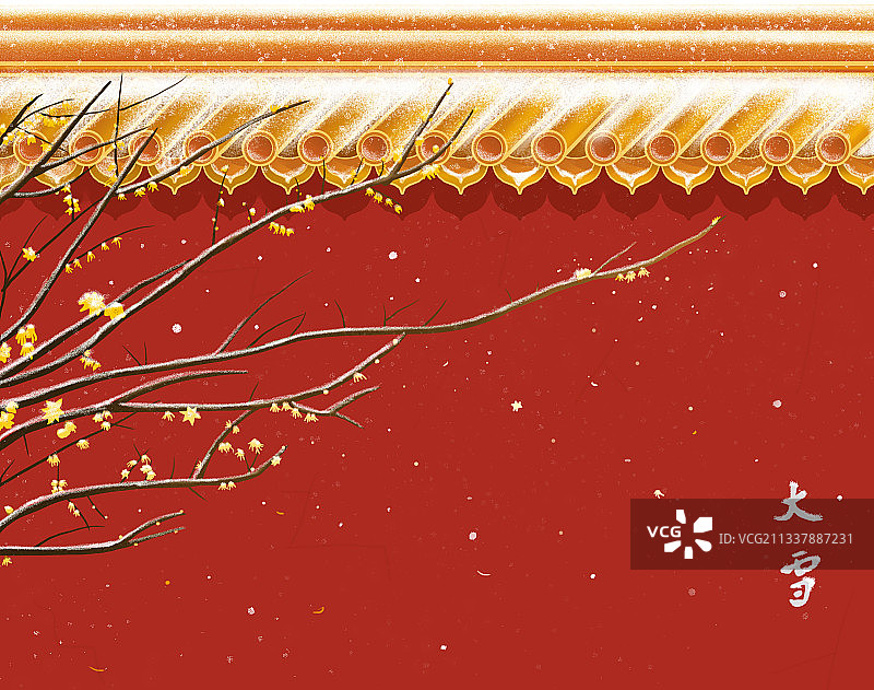 故宫节气--大雪图片素材