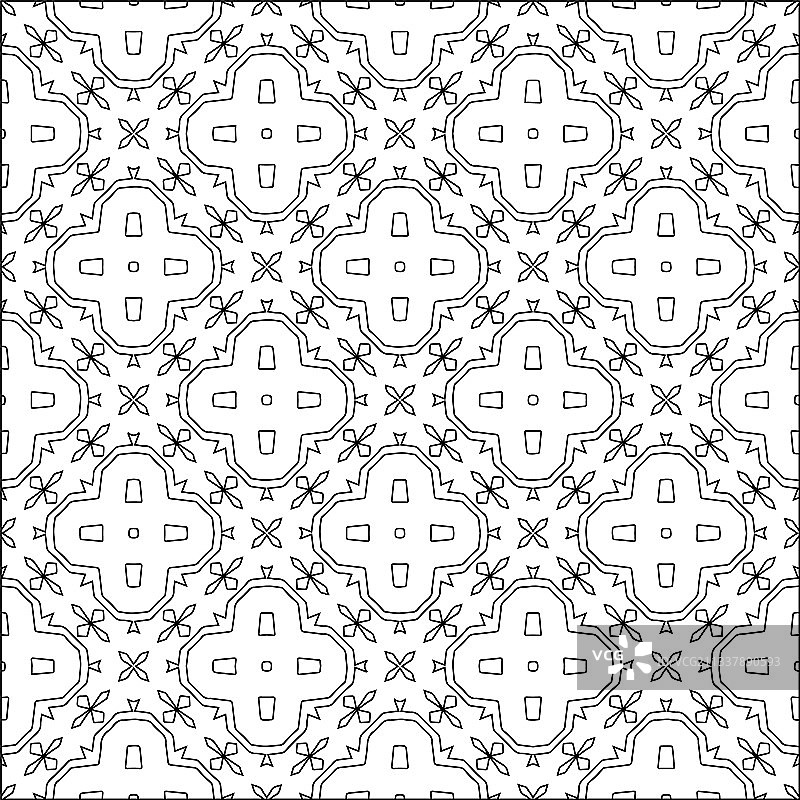 带有三角形元素的几何图案图片素材