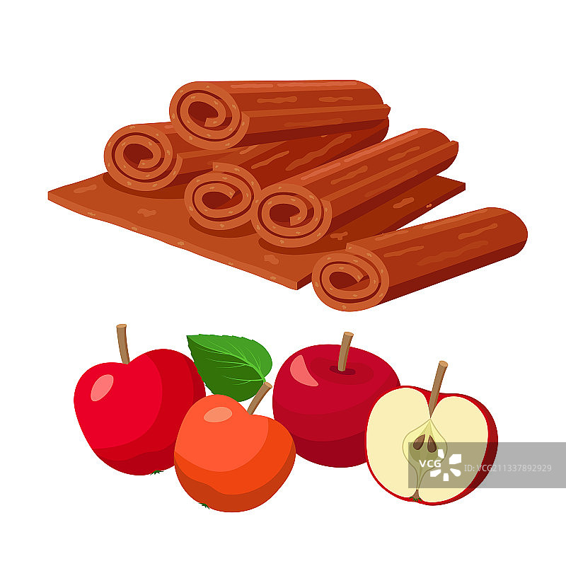 用苹果酱和红色成熟多汁制成的帕斯提拉图片素材