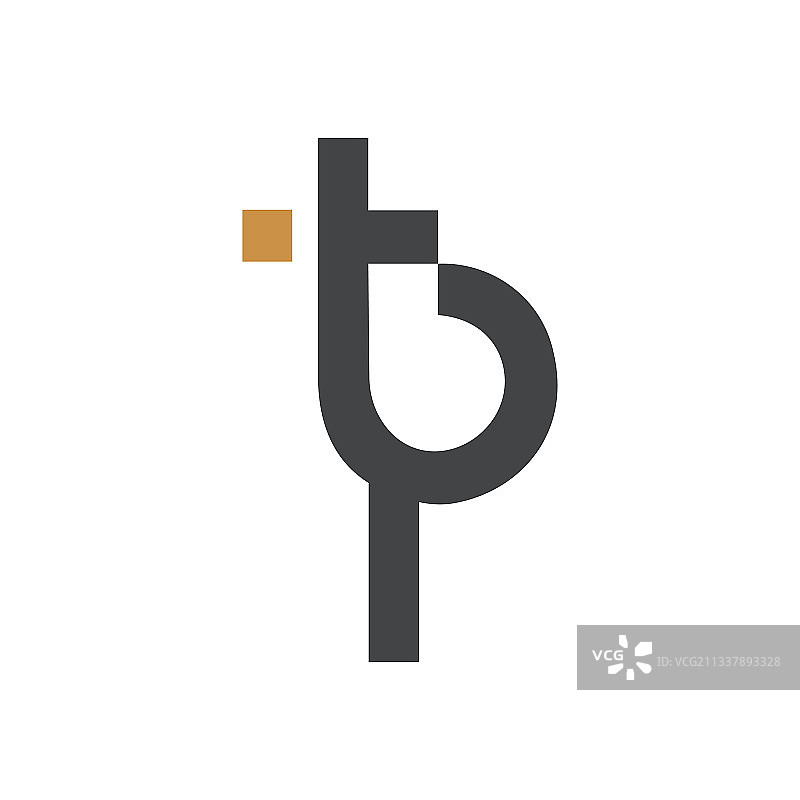 字母TP或PT标志设计图片素材