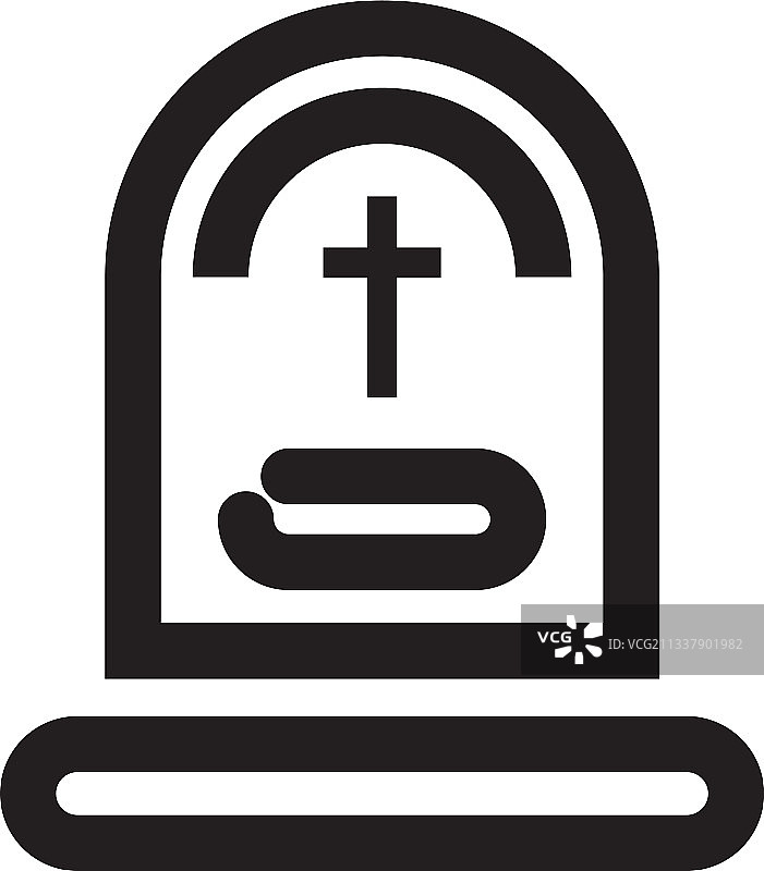 墓碑标志图标图片素材