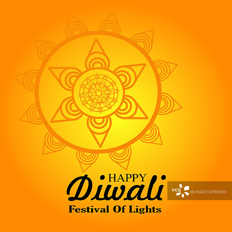 排灯节灯光海报设计图片素材