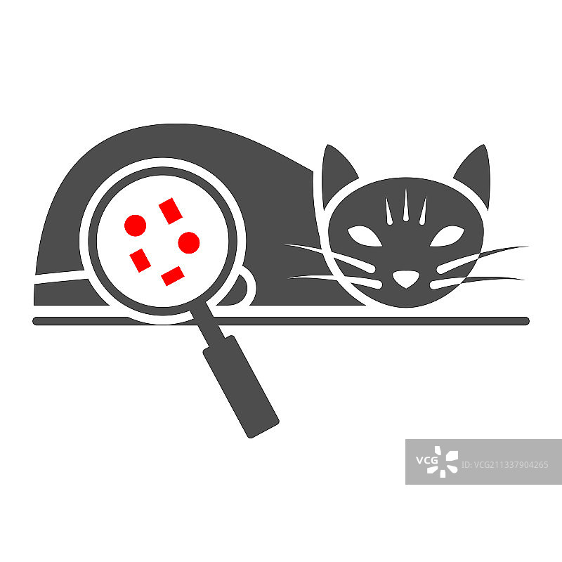 猫病毒性腹膜炎实体图标图片素材