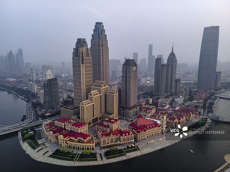 天津津湾广场图片素材