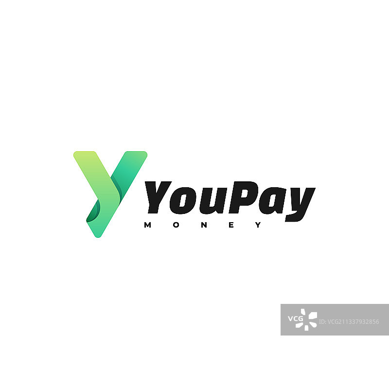 字母渐变彩色风格logo图片素材