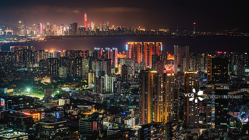 深圳夜晚图片素材