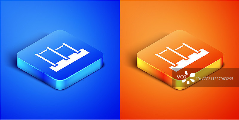 2.5D运动单杠图标图片素材