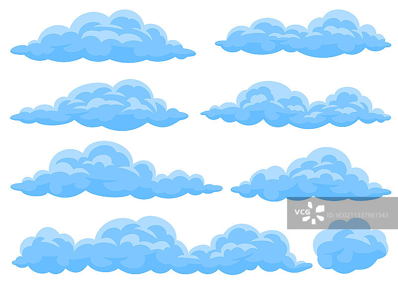 云朵合集图片素材