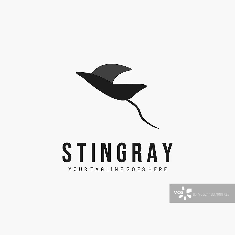 黄貂鱼Logo设计图片素材