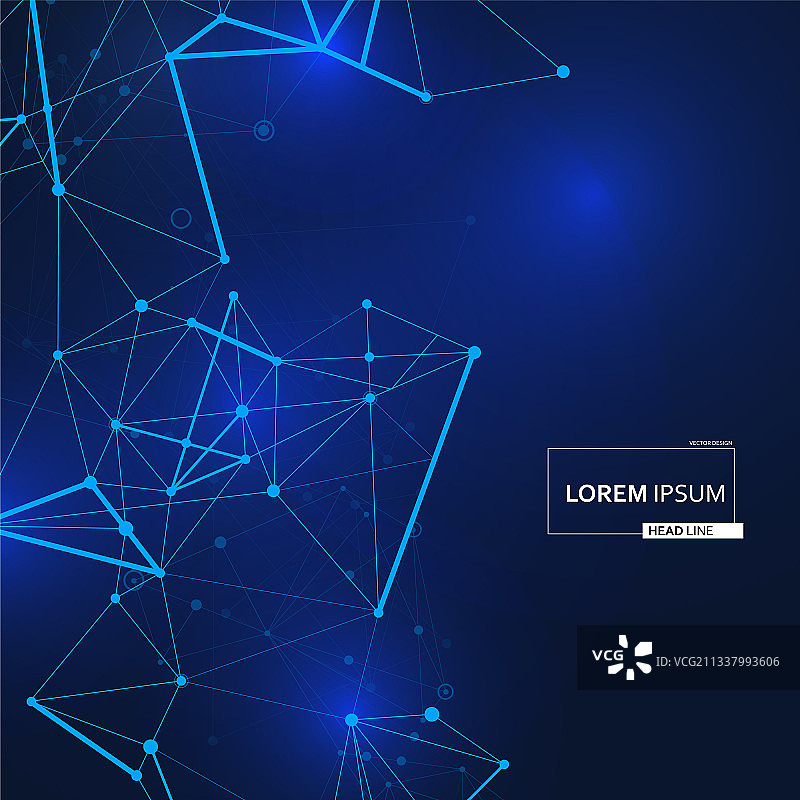 现代风格通信中的连接线图片素材