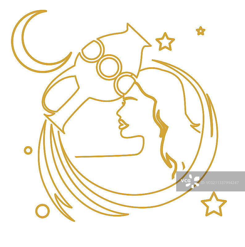 水瓶座星座2图片素材