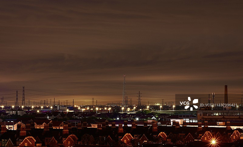 暴风雨过后的夜空图片素材