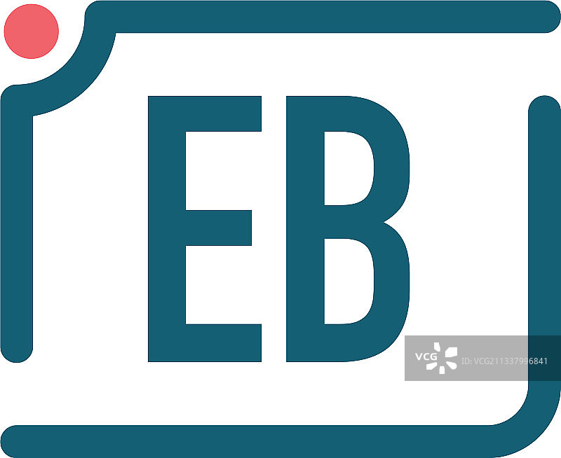首字母EB相机Logo设计模板图片素材