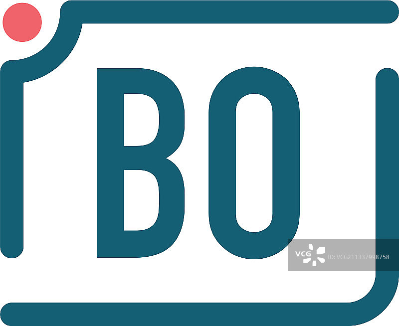 首字母BO相机标志设计模板图片素材